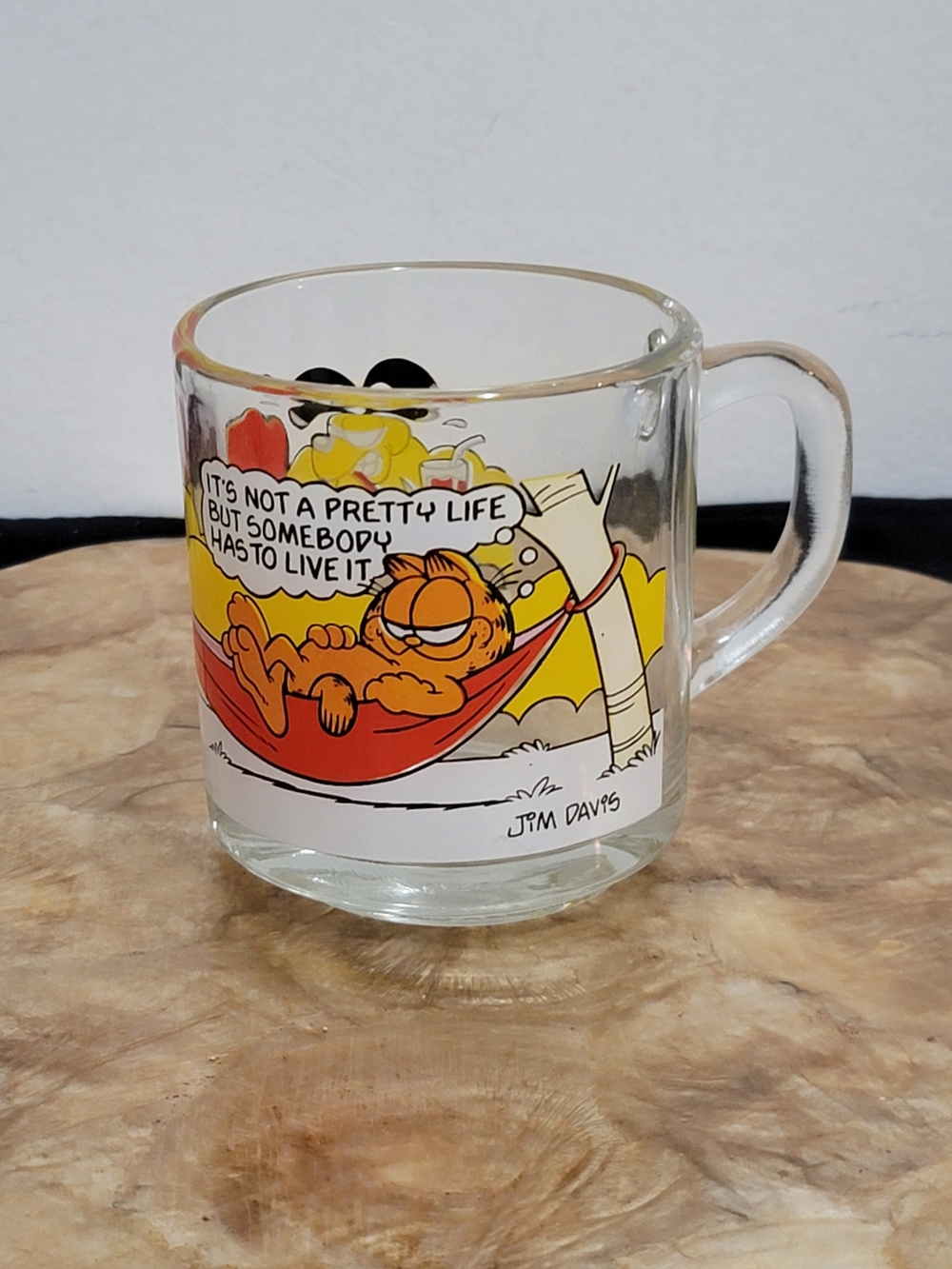 Garfield 1978 McDonalds Glass Collectors Cup